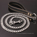 Licacado Drop Shipping Gold Chain Leash para cães grandes cadeias de cães de aço inoxidável Correnturas de colméia de estimação